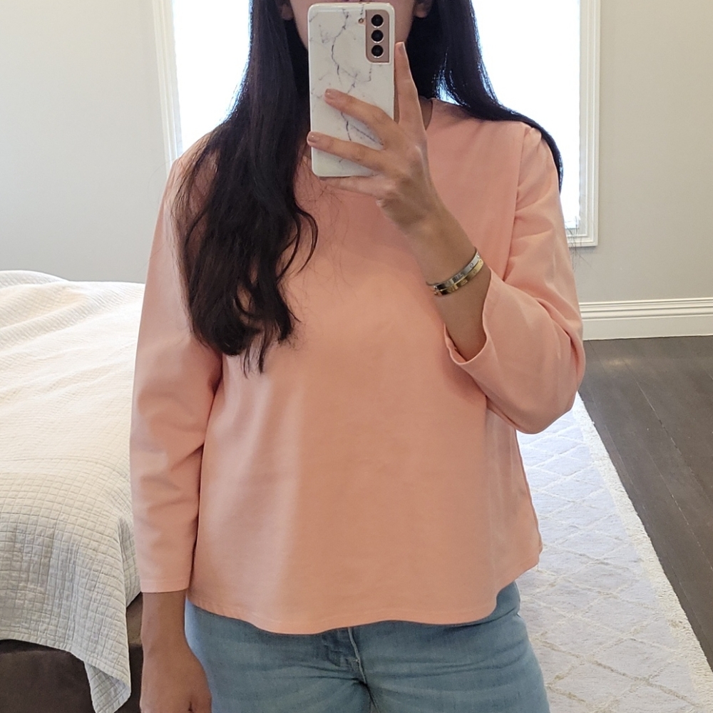WOMEN'S PEACH WEAR & FLAIR NEW YORK BLOUSE SHIRT